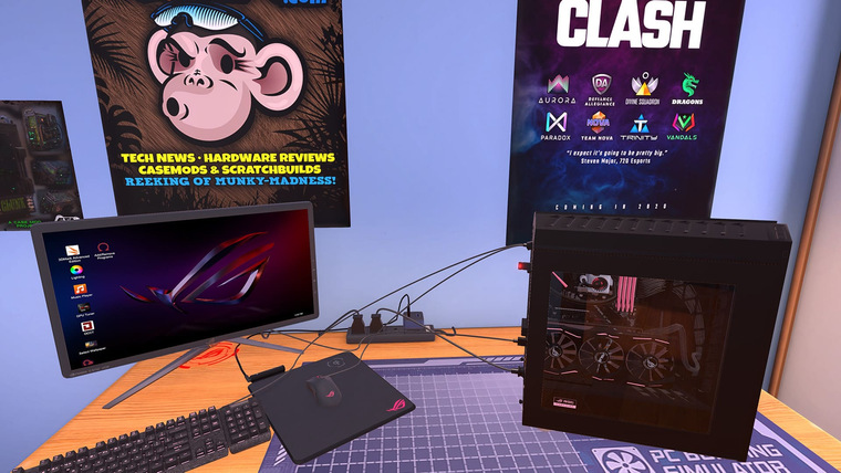 Snímek obrazovky ze hry PC Building Simulator