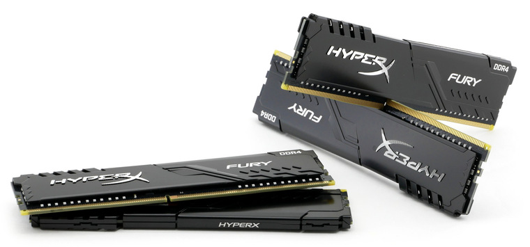 Обзор оперативной памяти Kingston HyperX Fury DDR4 2400 МГц 4х8