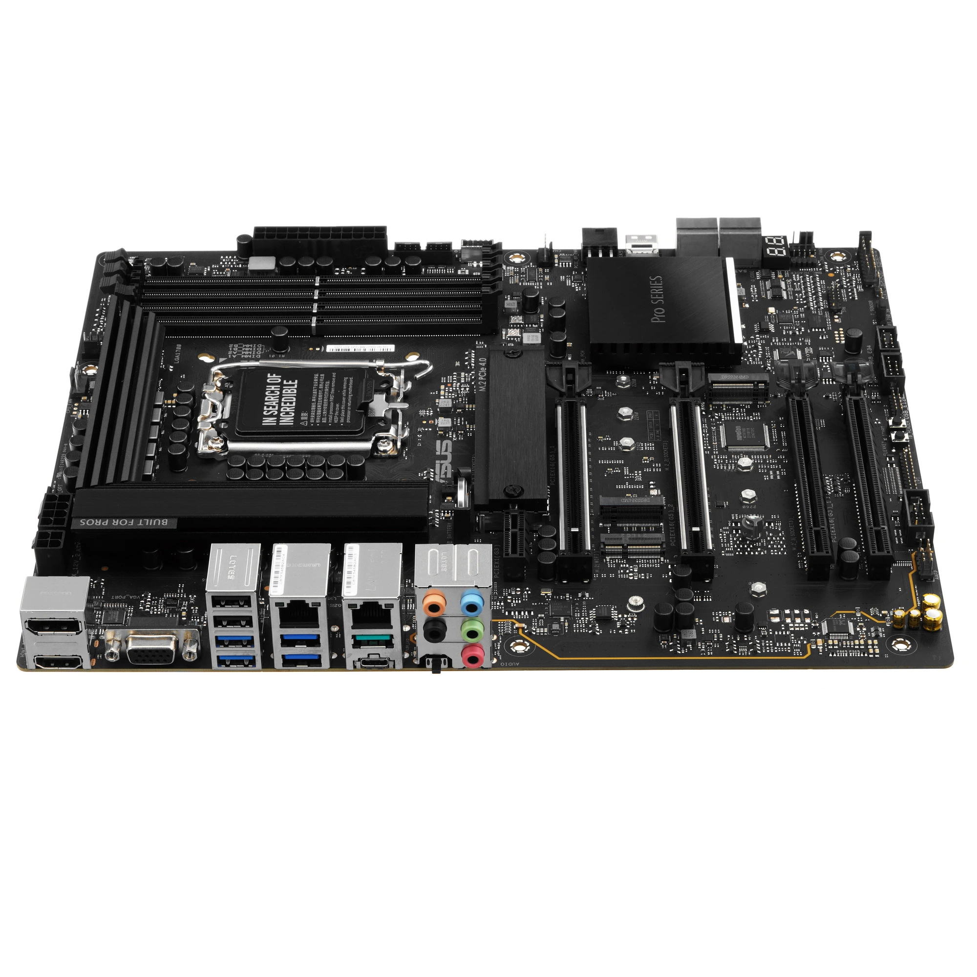 Материнская плата ASUS Pro WS W680-ACE, LGA1700, Intel W680, 4xDDR5, 4xSATA, 3xM.2, 1xPCIe 5.0 x16, DisplayPort, HDMI, D-Sub, 2x2.5Gb LAN, USB Type-C, 5x3.5 мм, 7.1, ATX, фото7