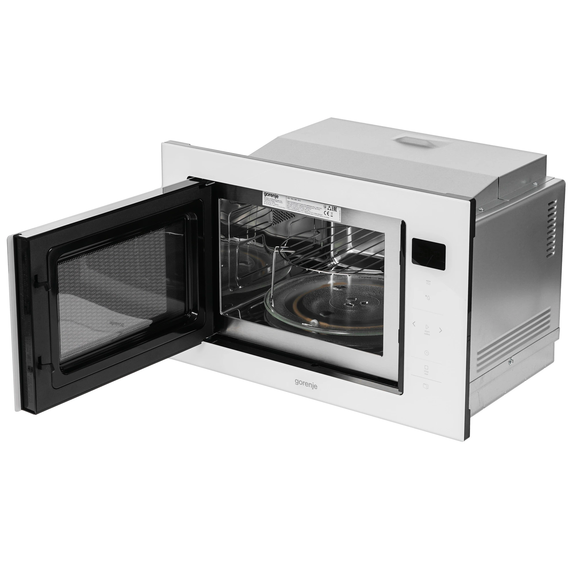 Встраиваемая микроволновая печь Gorenje BM251SG2WG белый, 25 л, 900 Вт, переключатели - сенсор, фото15