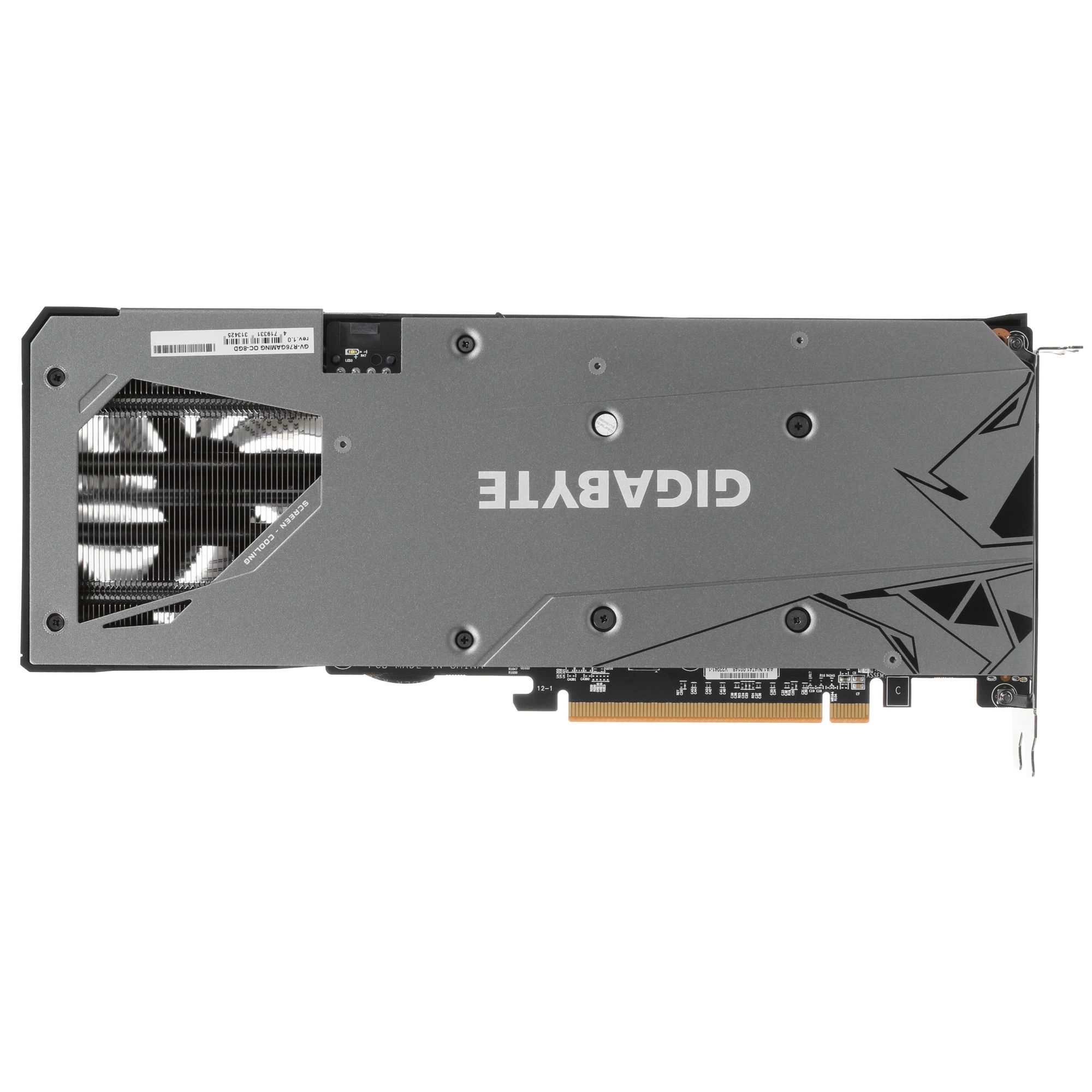 Видеокарта Gigabyte AMD Radeon RX 7600 GAMING OC, 8 GB GDDR6, 128 bit, 2xDisplayPort, 2xHDMI, GPU 1720 MHz, фото2