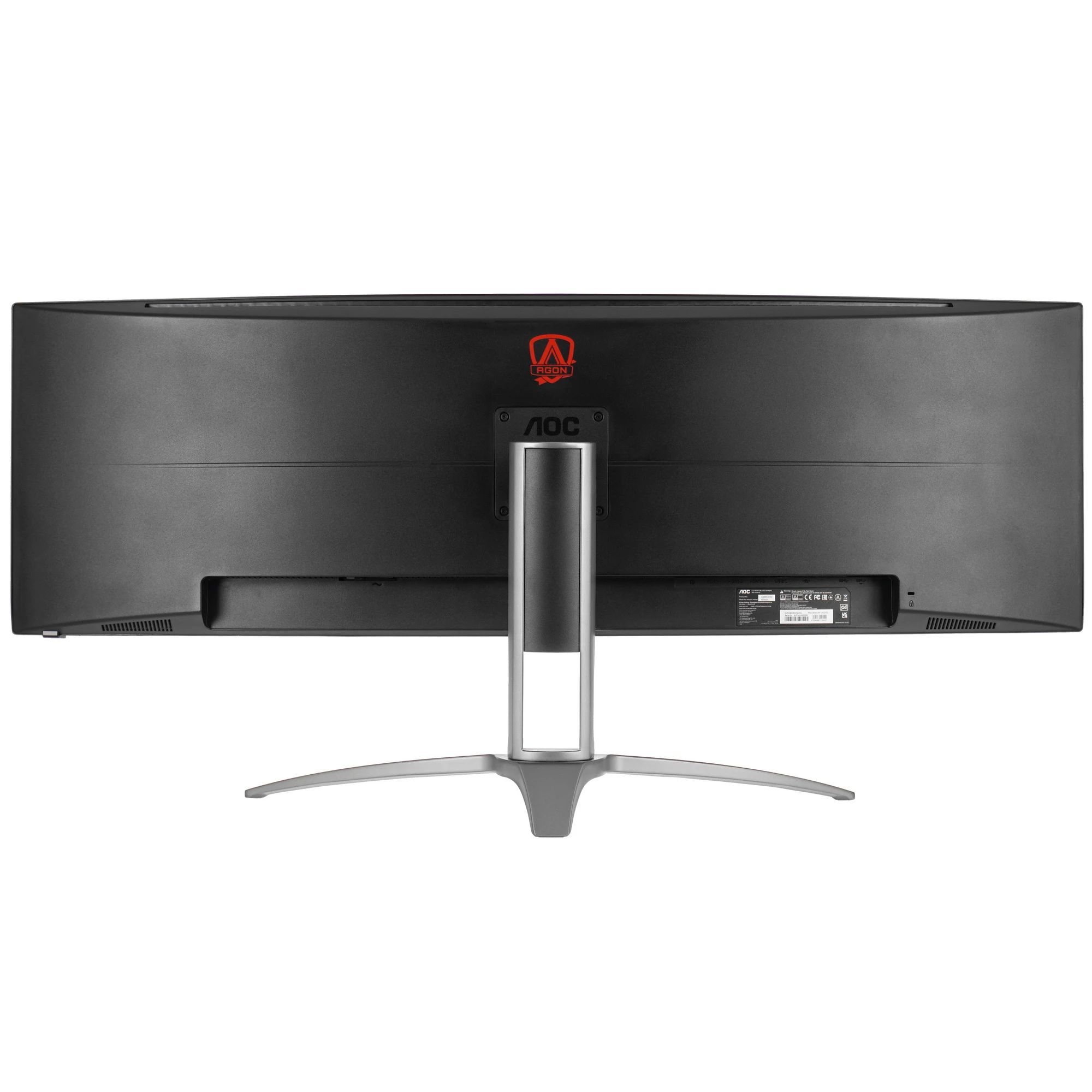 Монитор 48.8' AOC AG493UCX2 VA 5120x1440, 165 Гц, 1 мс, 32:9, 400 кд/м2, 3xHDMI, 1xDP, 1xUSB-C, изогнутый, черный, фото10