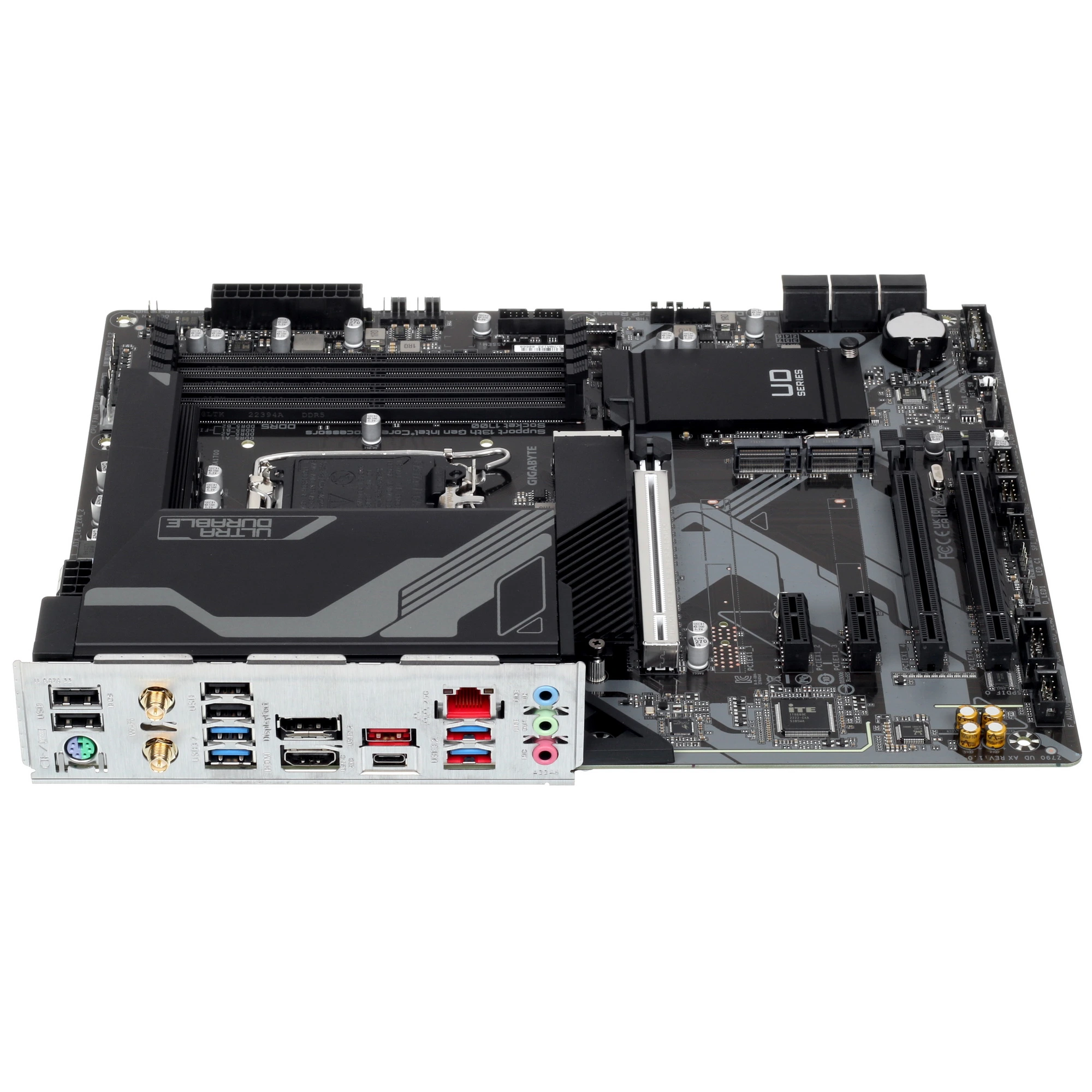 Материнская плата GIGABYTE Z790 UD AX, LGA1700, Intel Z790, 4xDDR5, 6xSATA, 3xM.2, 1xPCIe 5.0 x16, DisplayPort, HDMI, 1x2.5Gb LAN, USB Type-C, 3x3.5 мм, 7.1, ATX, фото4