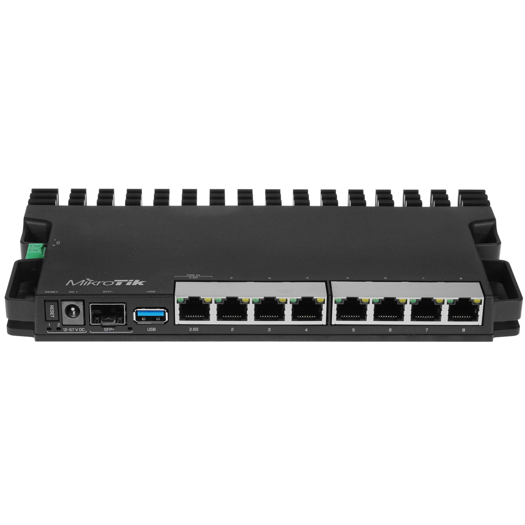 Маршрутизатор MikroTik RB5009UG+S+IN, 7×1 Гбит/с + 1×2.5 Гбит/с + 1×10 Гбит/с SFP+, управляемый