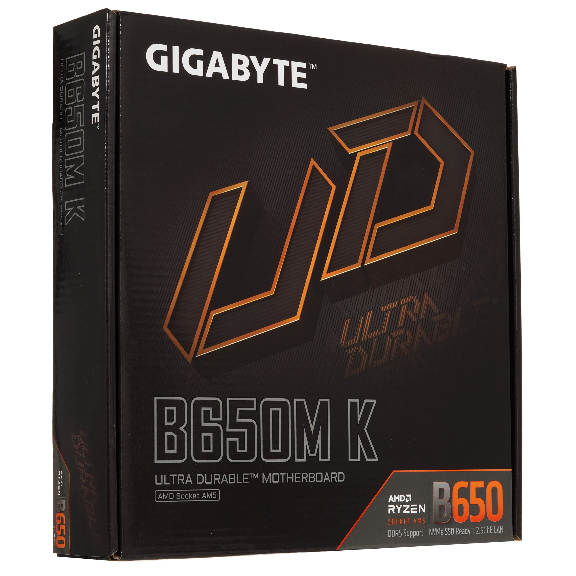 Материнская плата GIGABYTE B650M K, AM5, AMD B650, 4xDDR5, 4xSATA, 2xM.2, 1xPCIe 4.0 x16, 1xPCIe x1, 1xHDMI, 1xDP, 1x2.5Gb LAN, 1xUSB 3.2 Gen 2, 2xUSB 3.2 Gen 1, 4xUSB 2.0, 3x3.5 мм, 7.1, micro-ATX, фото8