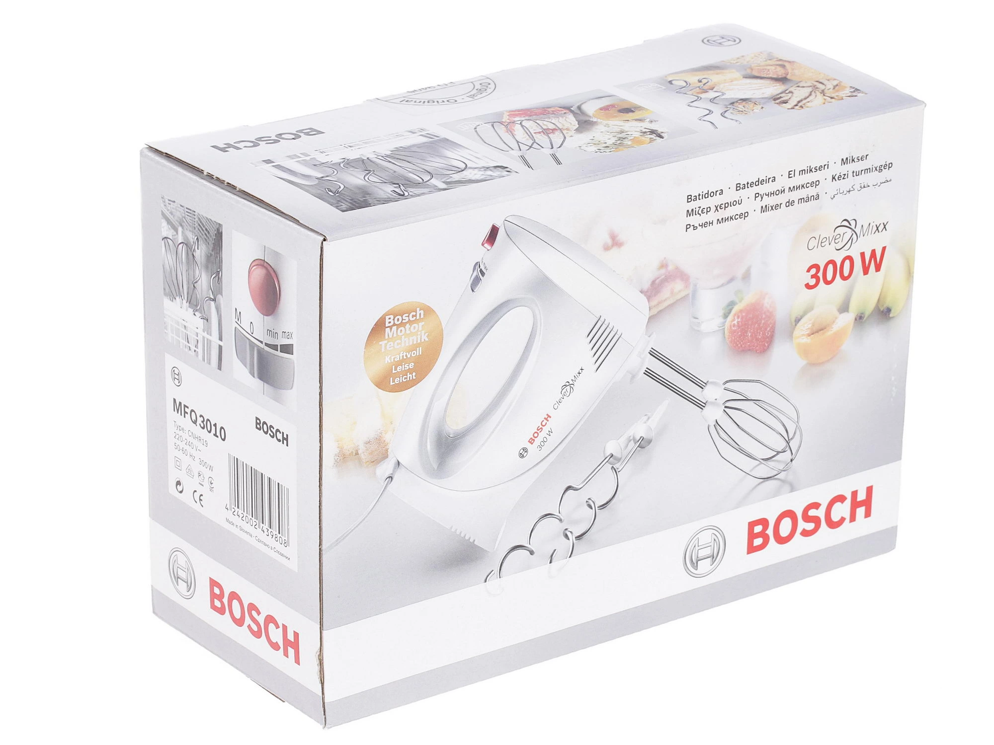 Миксер Bosch MFQ3010 белый, ручной, 300 Вт, 2 скорости, вид 10