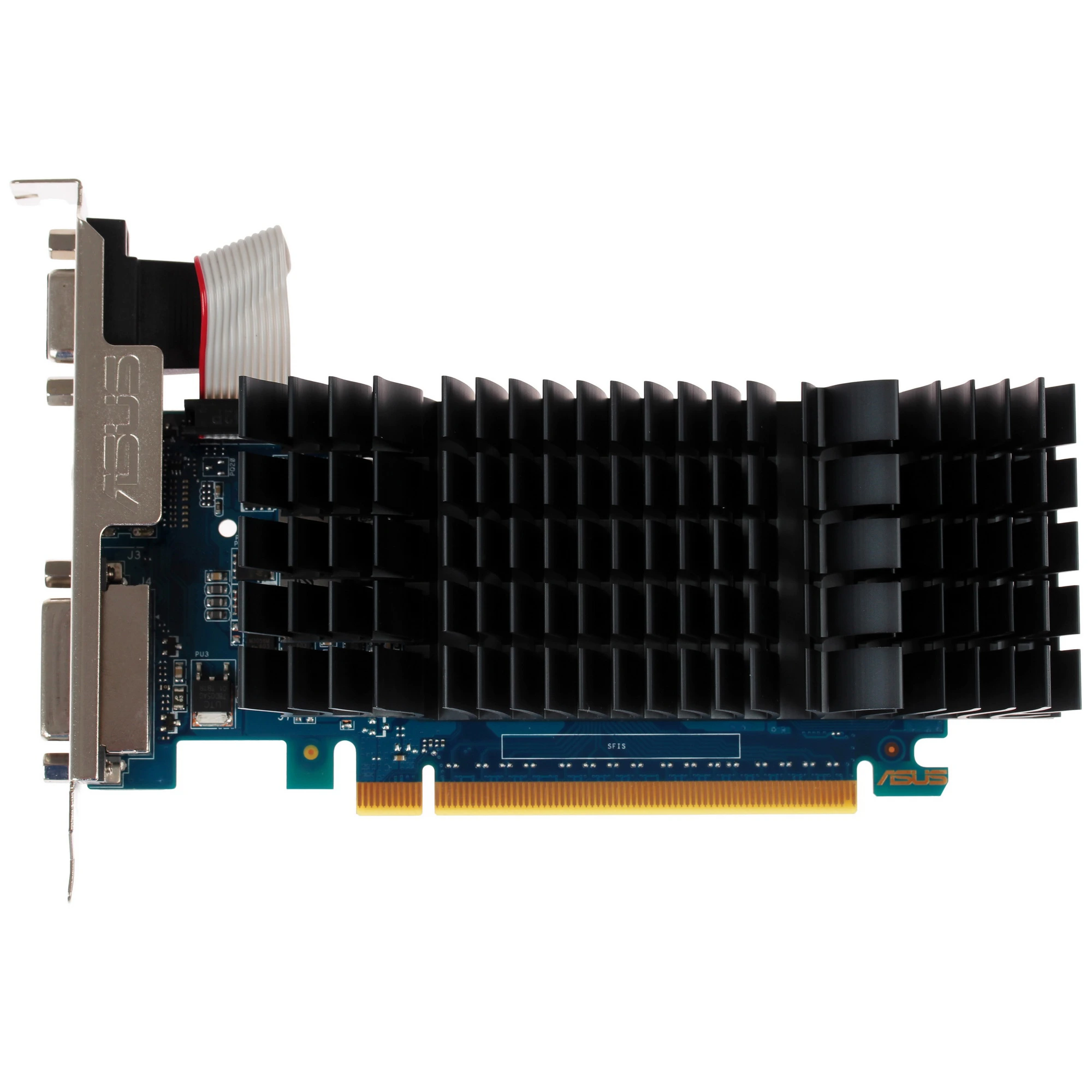 Видеокарта Asus GeForce GT 730, 2 GB GDDR5, 64 bit, HDMI, DVI-D, VGA, GPU 902 MHz