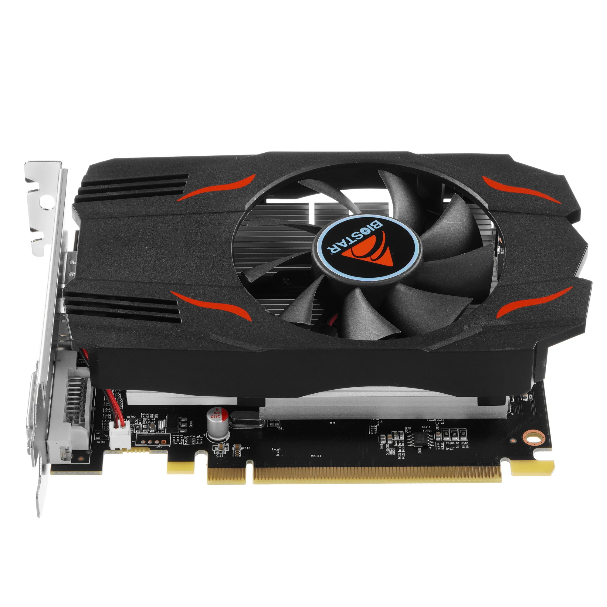 Видеокарта Biostar AMD Radeon RX 550, 4 GB GDDR5, 128 bit, DisplayPort, HDMI, DVI-D, GPU 1100 MHz, фото11