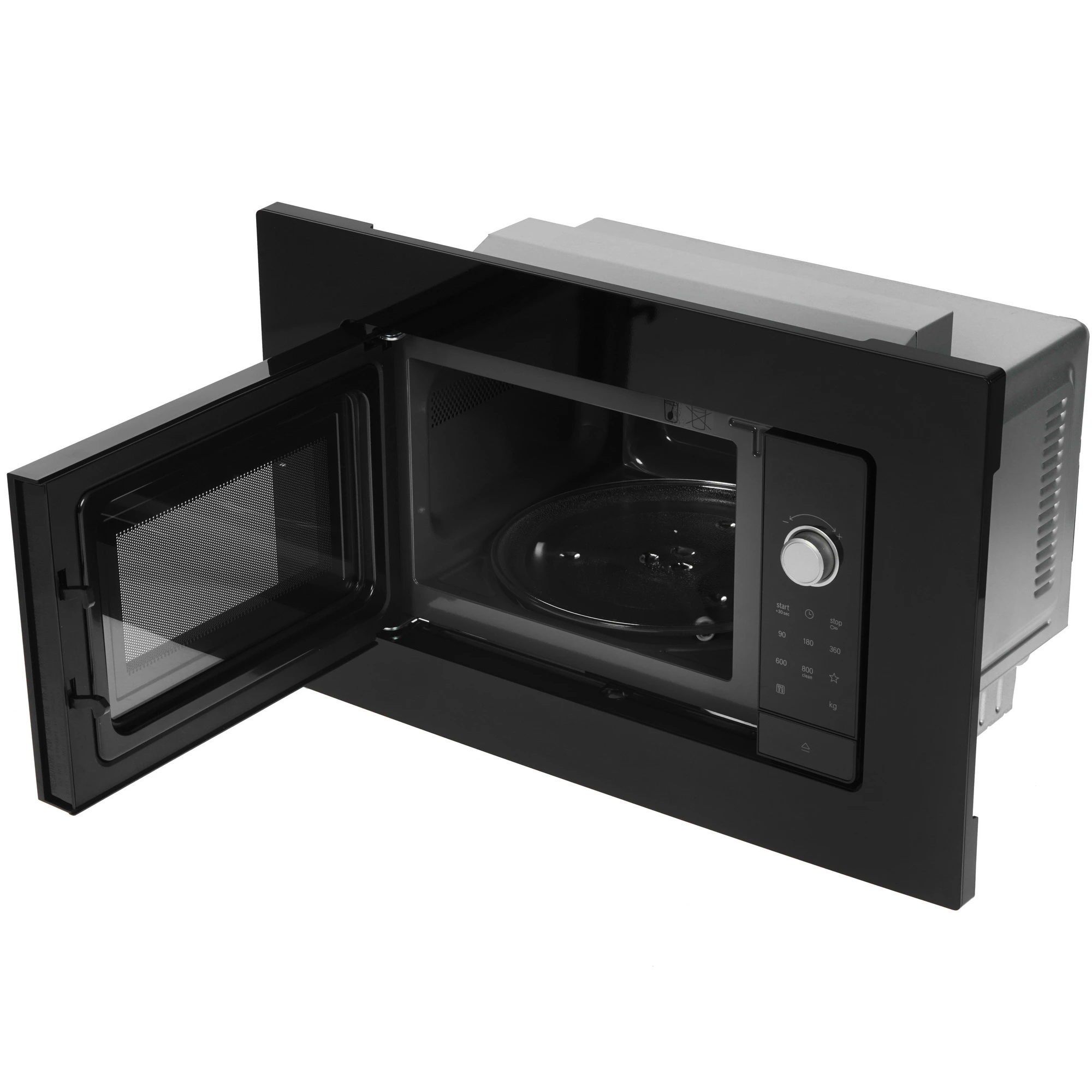 Встраиваемая микроволновая печь Bosch BFL623MB3 черный/серебристый, 20 л, 800 Вт, переключатели - сенсор, поворотный механизм, фото9