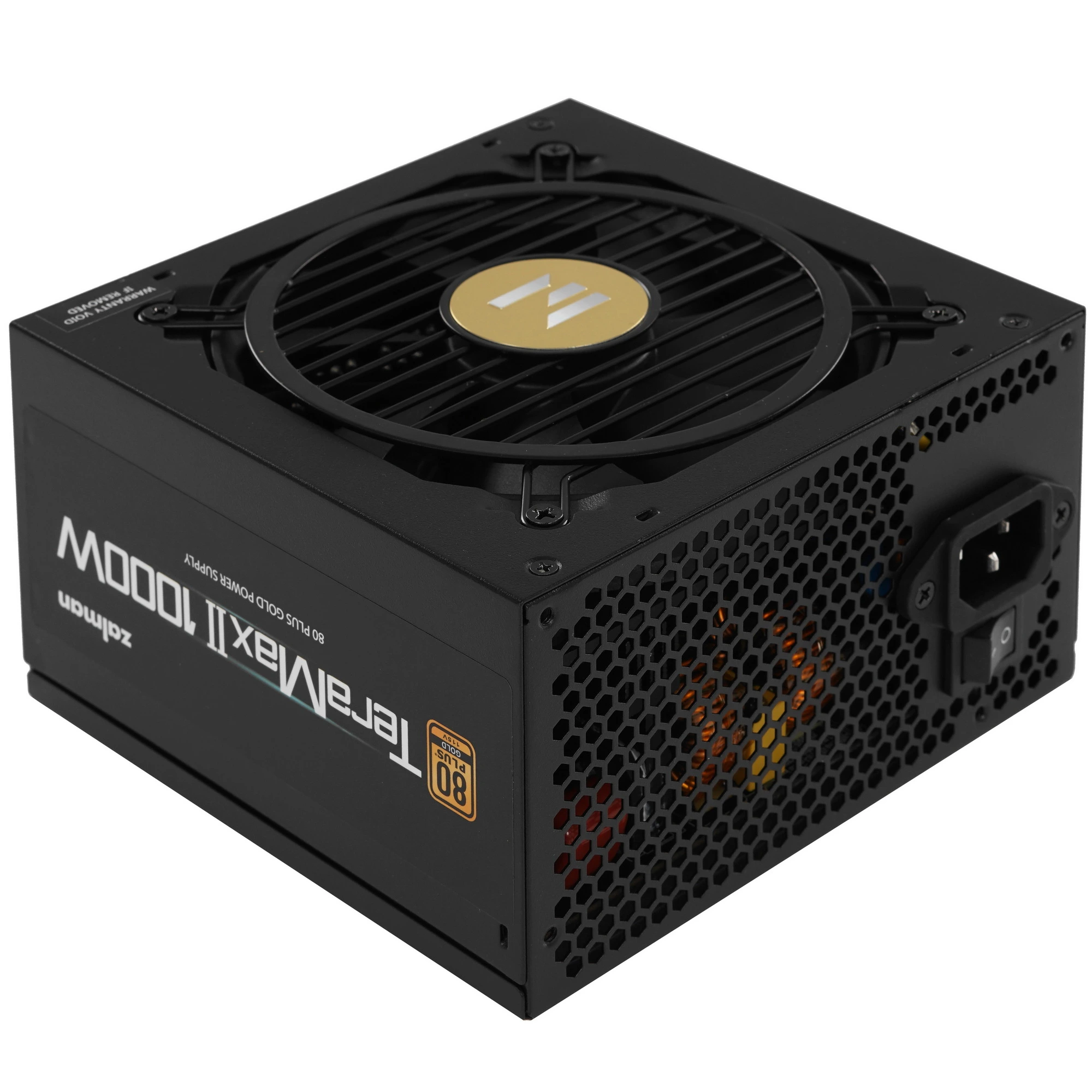 Блок питания ZALMAN TeraMax II 1000W, 1000Вт, 80+ Gold, 120мм, модульный, черный, вид 3