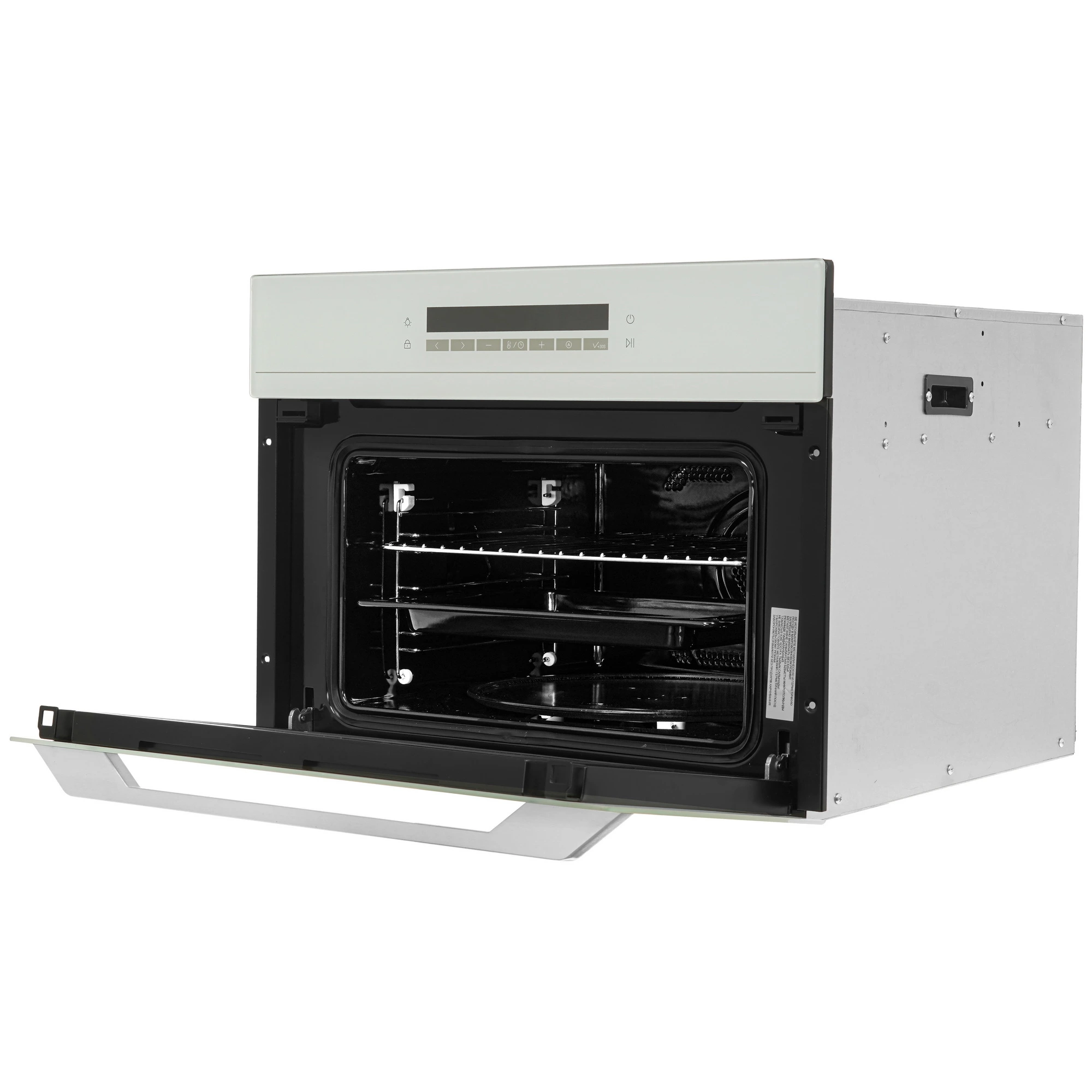 Встраиваемая микроволновая печь Haier HMX-BDC399W белый, 40 л, 900 Вт, переключатели - сенсор, вид 5
