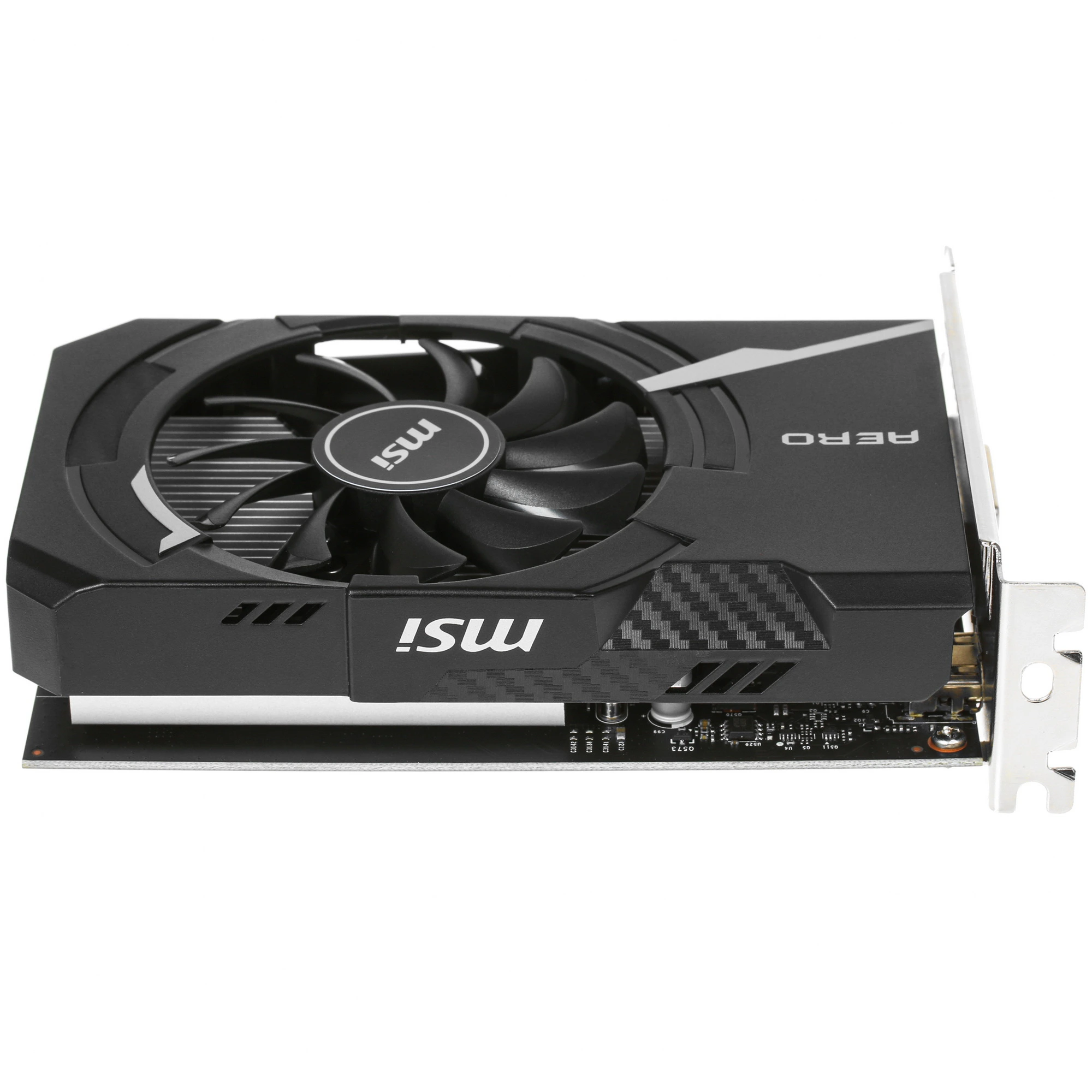 Видеокарта MSI GeForce GT 1030 AERO ITX 2GD4 OC, 2 GB GDDR4, 64 bit, HDMI, DVI-D, GPU 1265 MHz, фото5