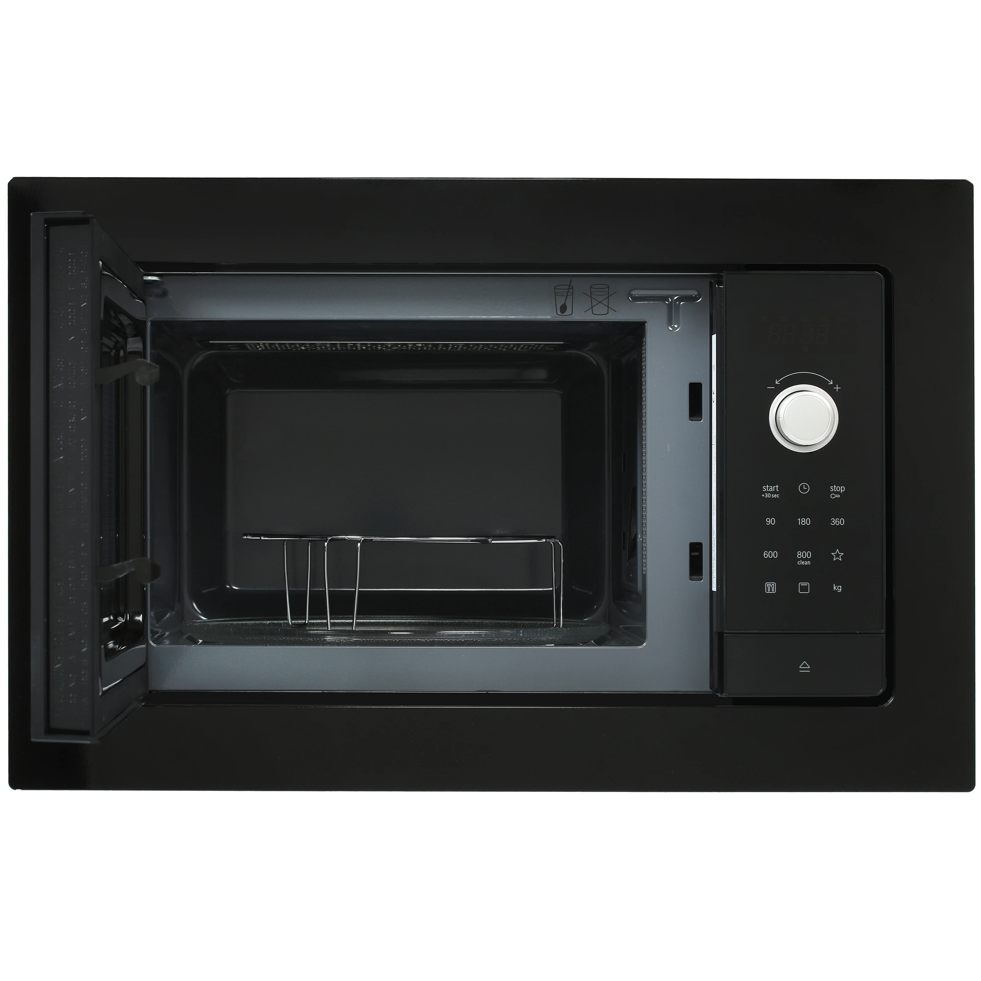 Встраиваемая микроволновая печь Bosch BEL653MB3 черный, 25 л, 800 Вт, переключатели - сенсор, поворотный механизм, фото9