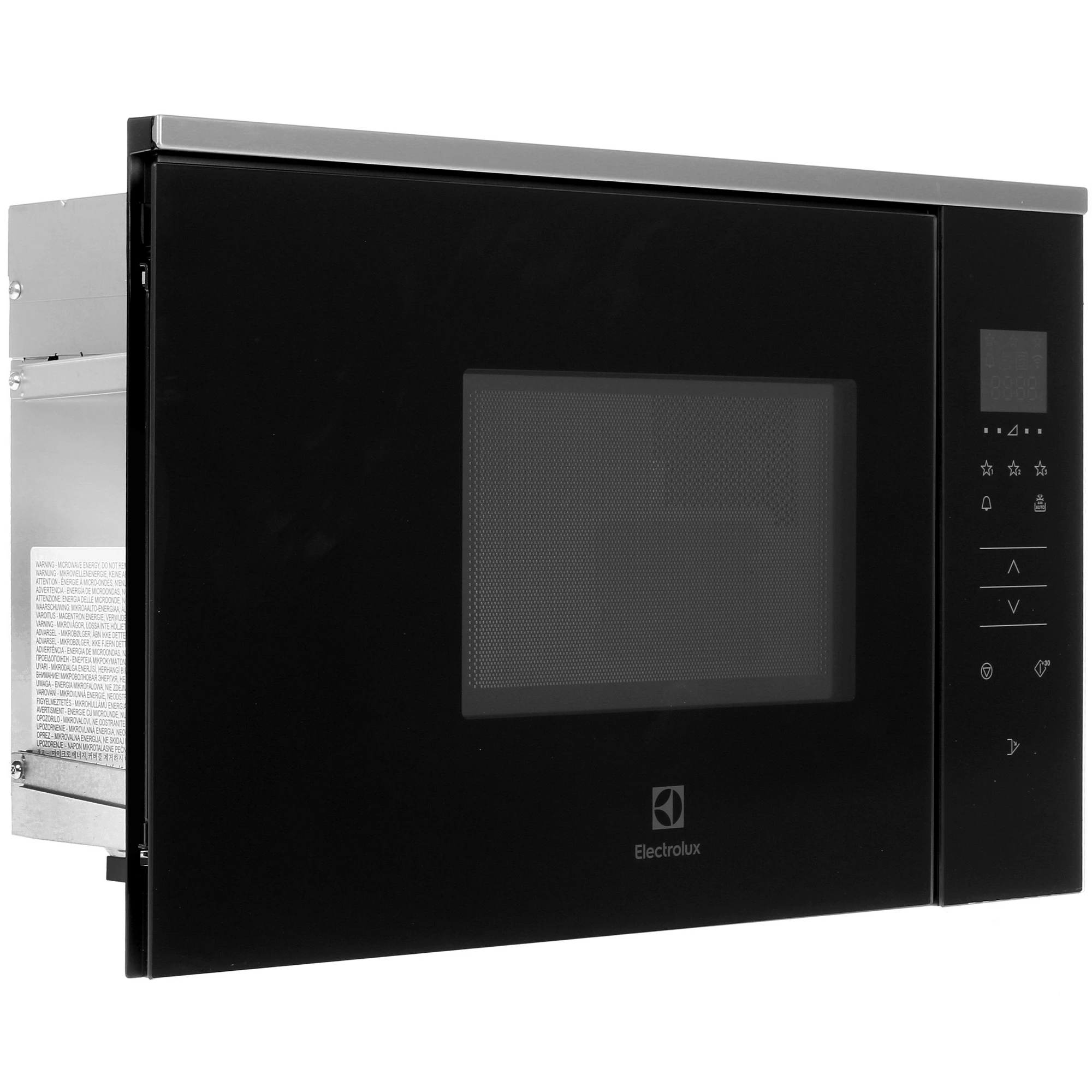 Встраиваемая микроволновая печь Electrolux KMFE172TEX черный/серебристый, 17 л, 800 Вт, переключатели - сенсор, фото2