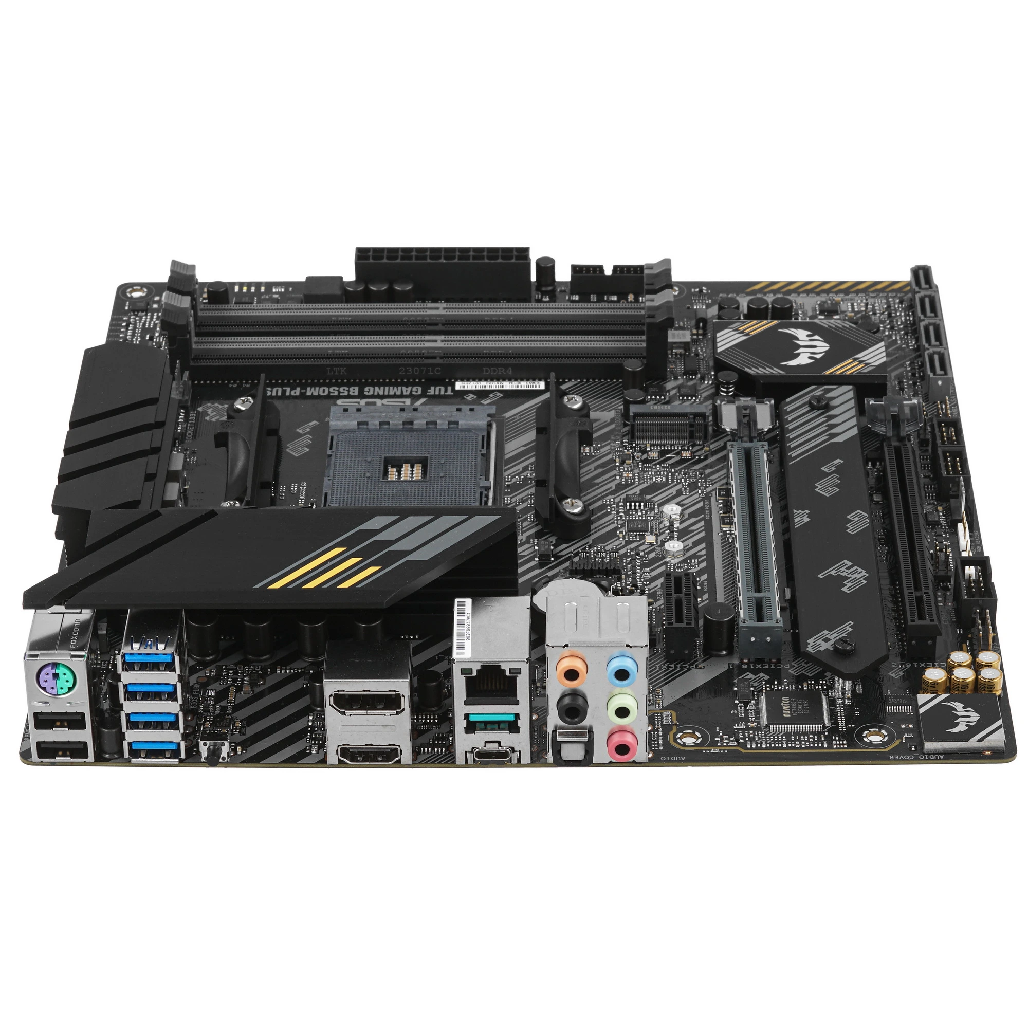 Материнская плата ASUS TUF GAMING B550M-PLUS, AM4, AMD B550, 4xDDR4, 4xSATA, 2xM.2, 1xPCIe 4.0 x16, 1xPCIe 3.0 x16, 1xPCIe x1, DisplayPort, HDMI, 1x2.5Gb LAN, 8xUSB, 5x3.5 мм, 7.1, microATX, фото5