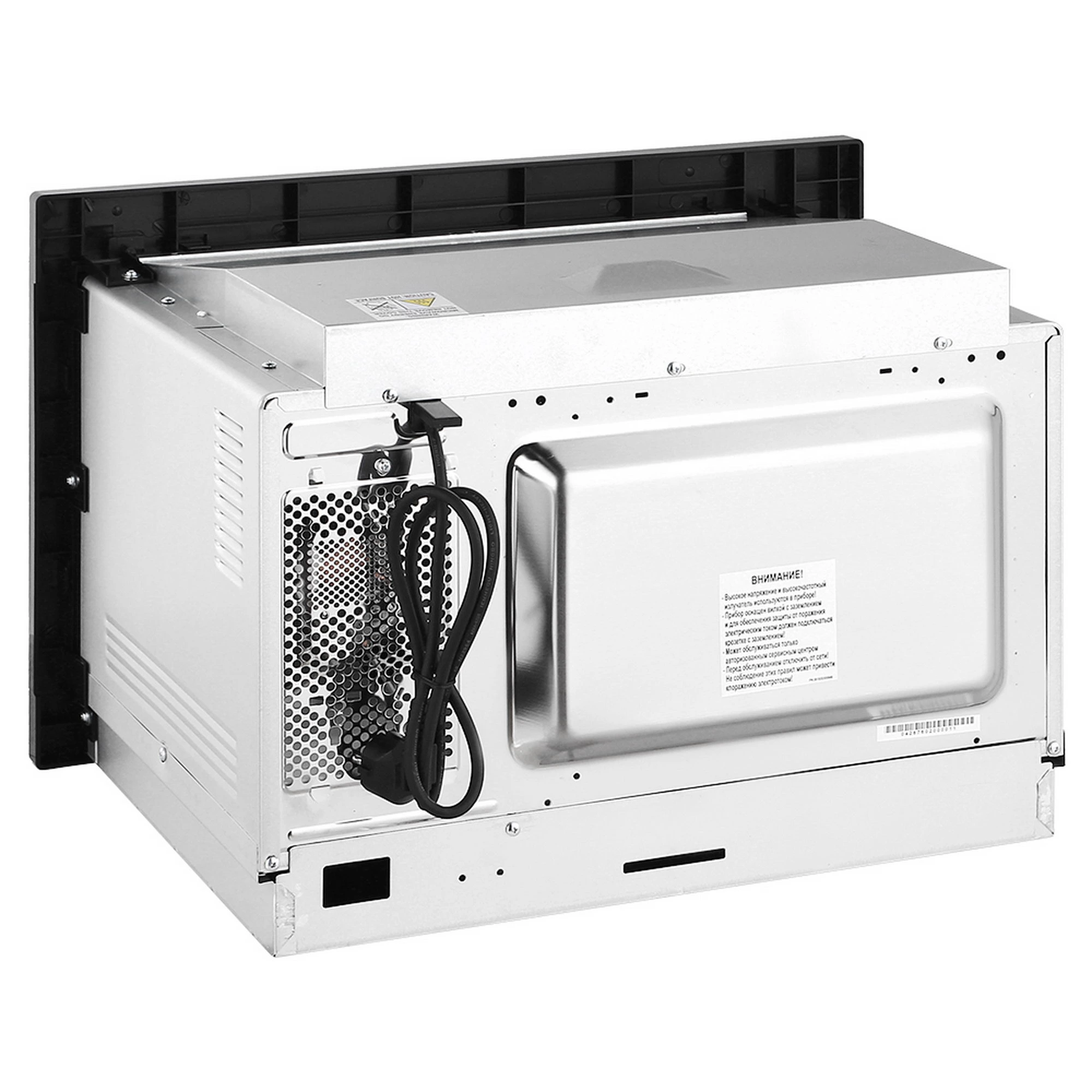 Встраиваемая микроволновая печь Korting KMI 825 XN нержавеющая сталь, 25 л, 900 Вт, переключатели - кнопки, поворотный механизм, фото4