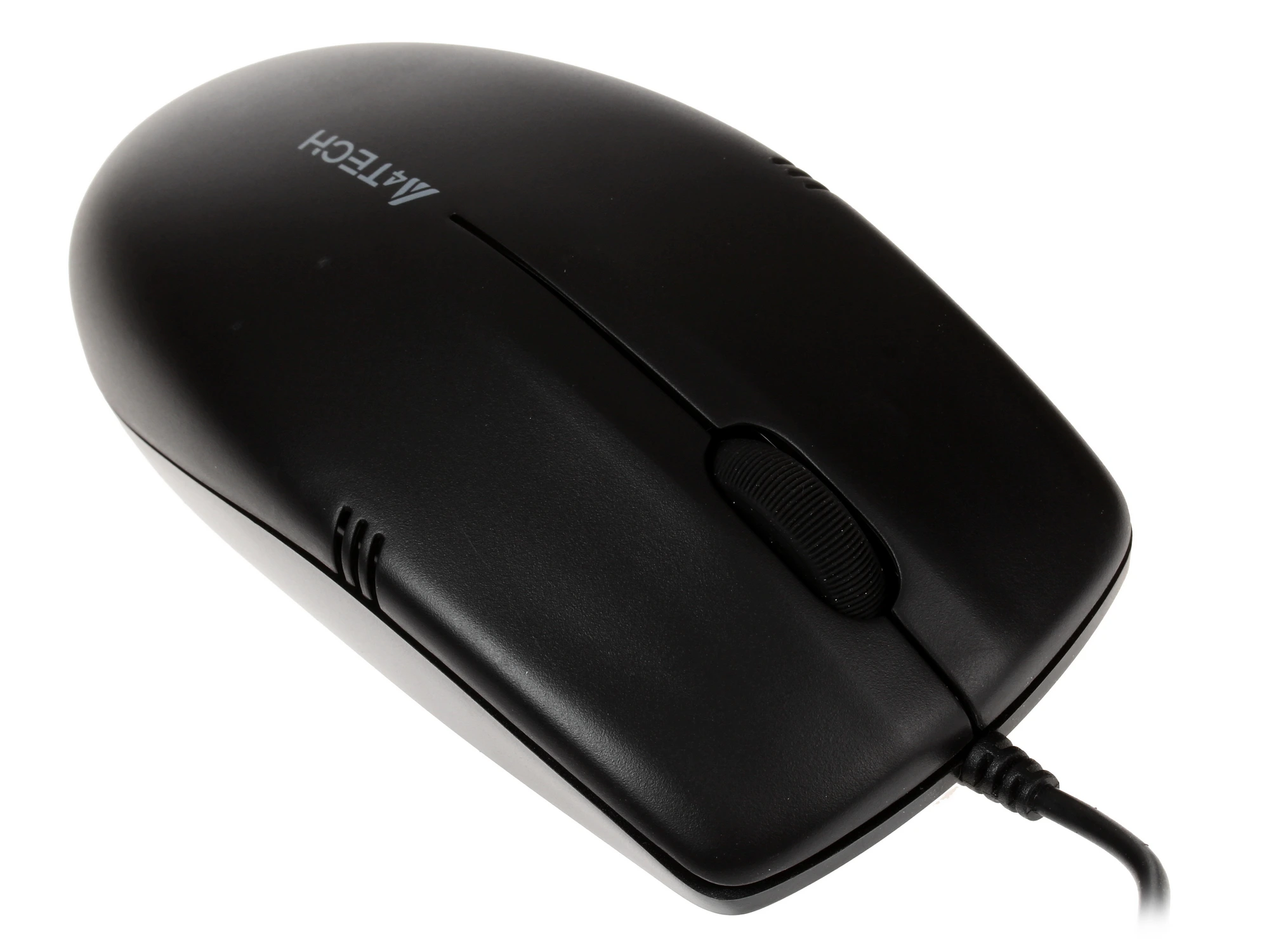 Мышь проводная A4Tech OP-530NU черный, 1200 dpi, USB, кнопки - 3, вид 7