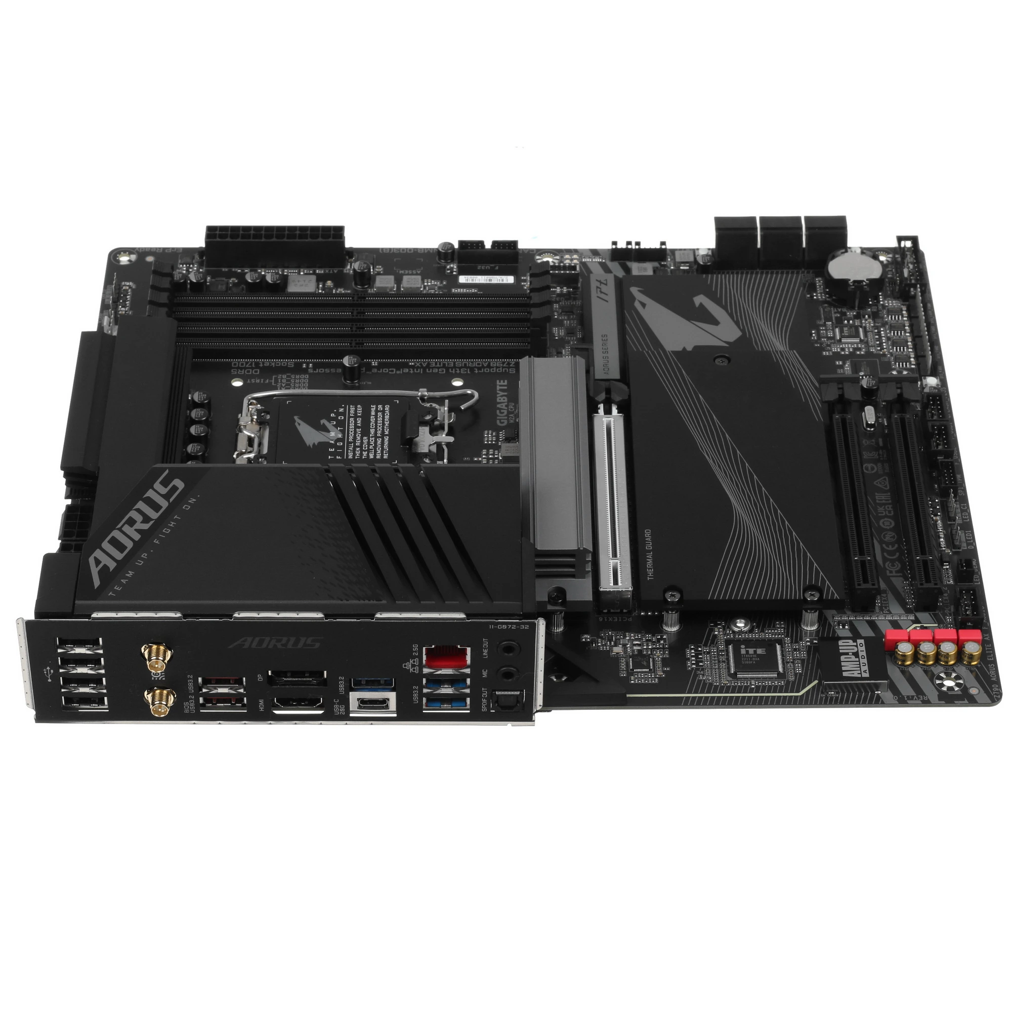 Материнская плата GIGABYTE Z790 AORUS ELITE AX, LGA1700, Intel Z790, 4xDDR5, 6xSATA, 4xM.2, 3xPCIe x16, DisplayPort, HDMI, 1x2.5Gb LAN, USB Type-C, 2x3.5 мм, 7.1, ATX, фото4