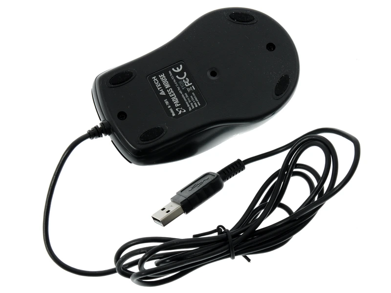 Мышь проводная A4Tech N-70FX черный, 1600 dpi, USB Type-A, кнопки - 7, вид 14