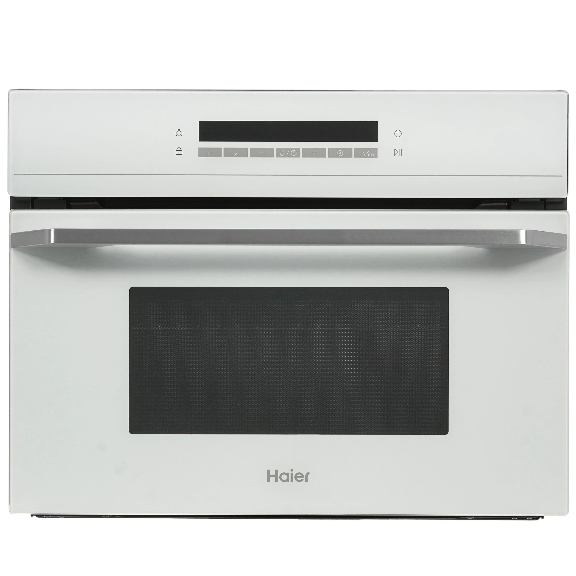 Встраиваемая микроволновая печь Haier HMX-BDC399W белый, 40 л, 900 Вт, переключатели - сенсор, вид 2