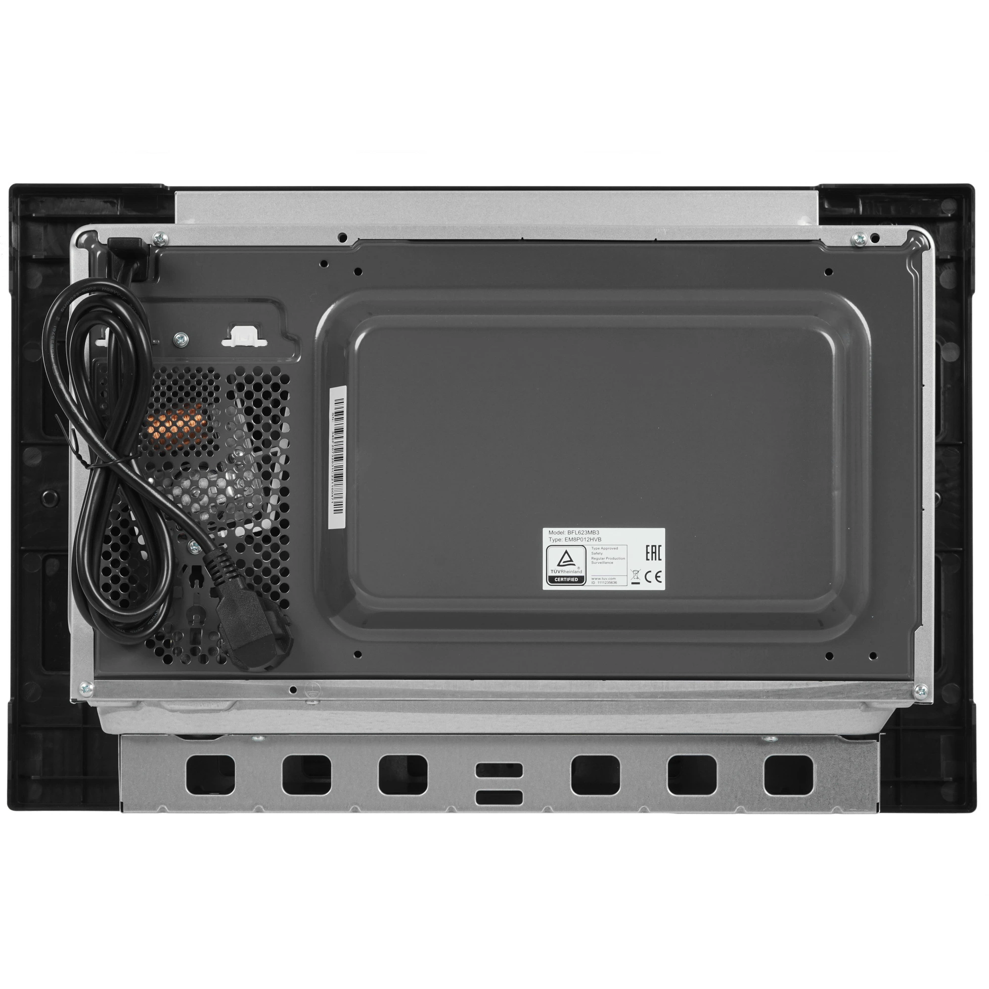 Встраиваемая микроволновая печь Bosch BFL623MB3 черный/серебристый, 20 л, 800 Вт, переключатели - сенсор, поворотный механизм, фото10
