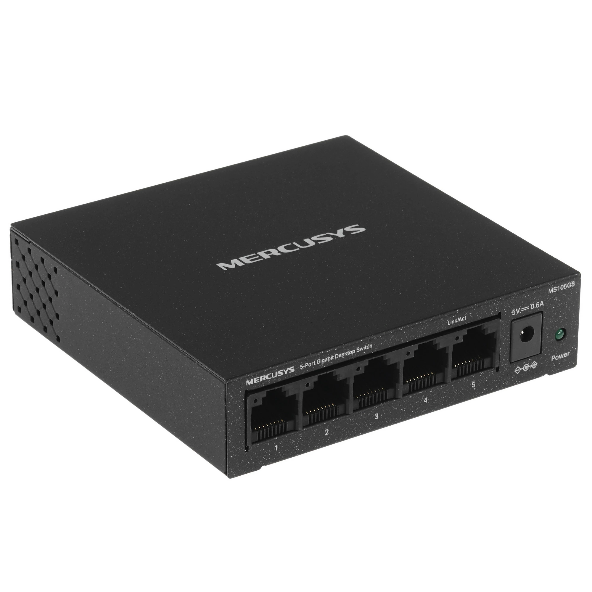 Коммутатор Mercusys MS105GS, 5×1 Гбит/с, неуправляемый