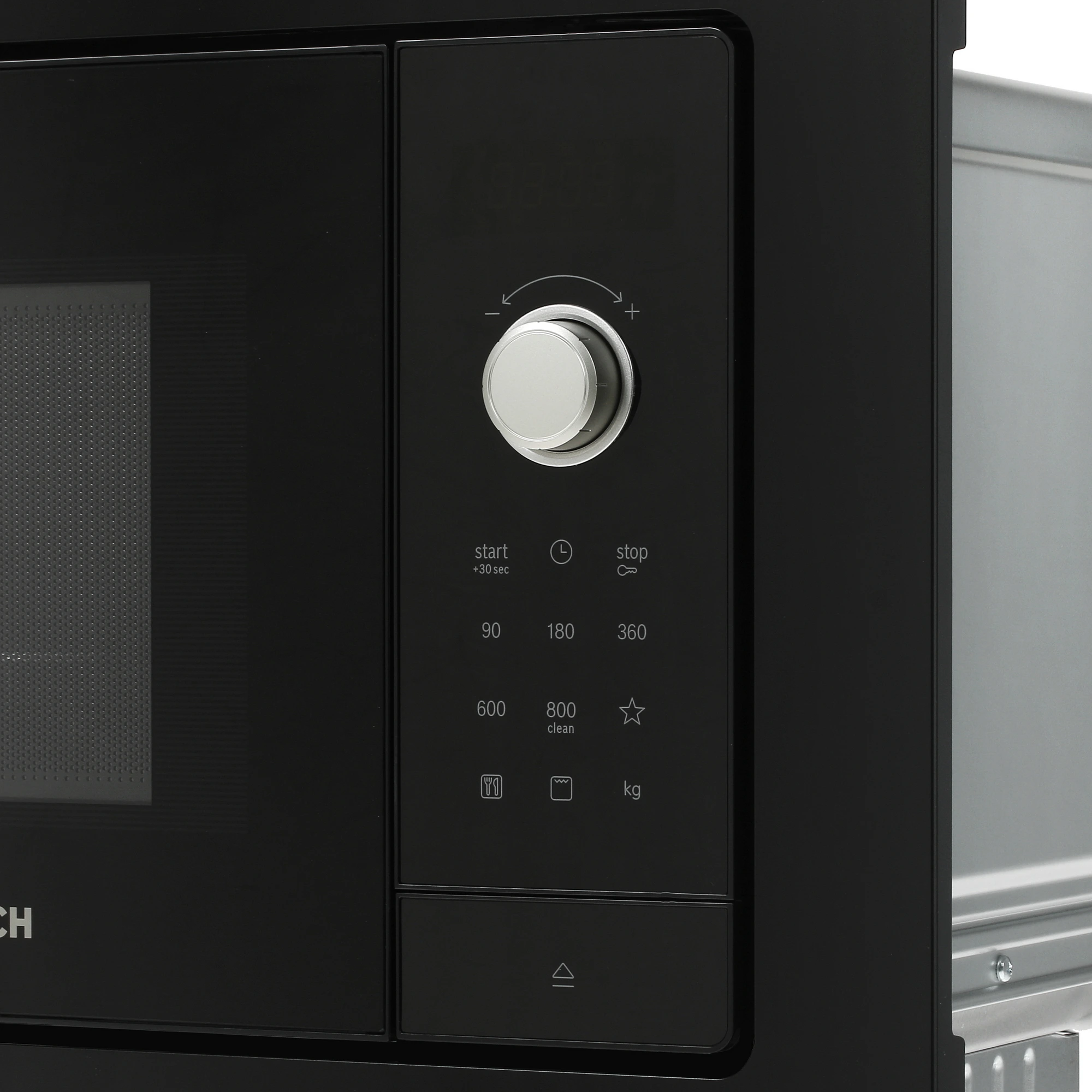 Встраиваемая микроволновая печь Bosch BEL653MB3 черный, 25 л, 800 Вт, переключатели - сенсор, поворотный механизм, фото7