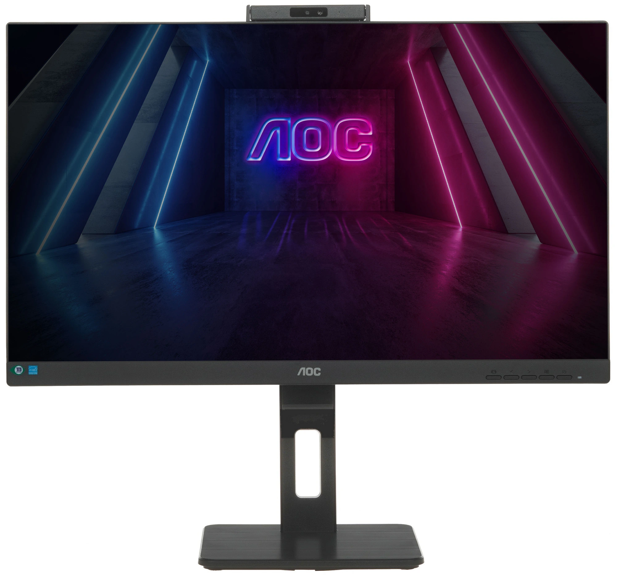 Монитор 27' AOC Q27P3QW IPS 2560x1440, 75 Гц, 4 мс, 16:9, 350 кд/м², 2xHDMI, DisplayPort, встроенные динамики, веб-камера, черный, фото 1