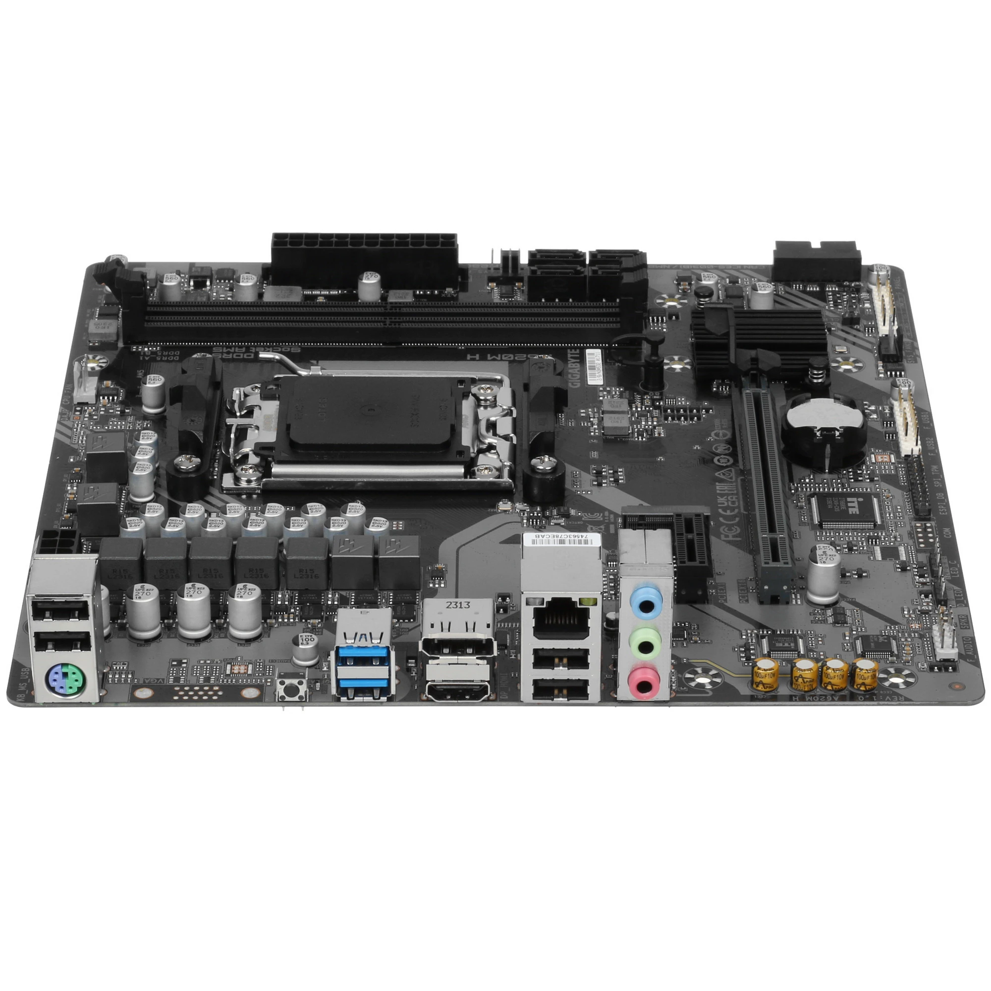 Материнская плата Gigabyte A620M H (V1.2/V2.0), SocketAM5 AMD A620 2xDDR5 mATX AC`97 8ch(7.1) GbLAN RAID+VGA+HDMI, фото4