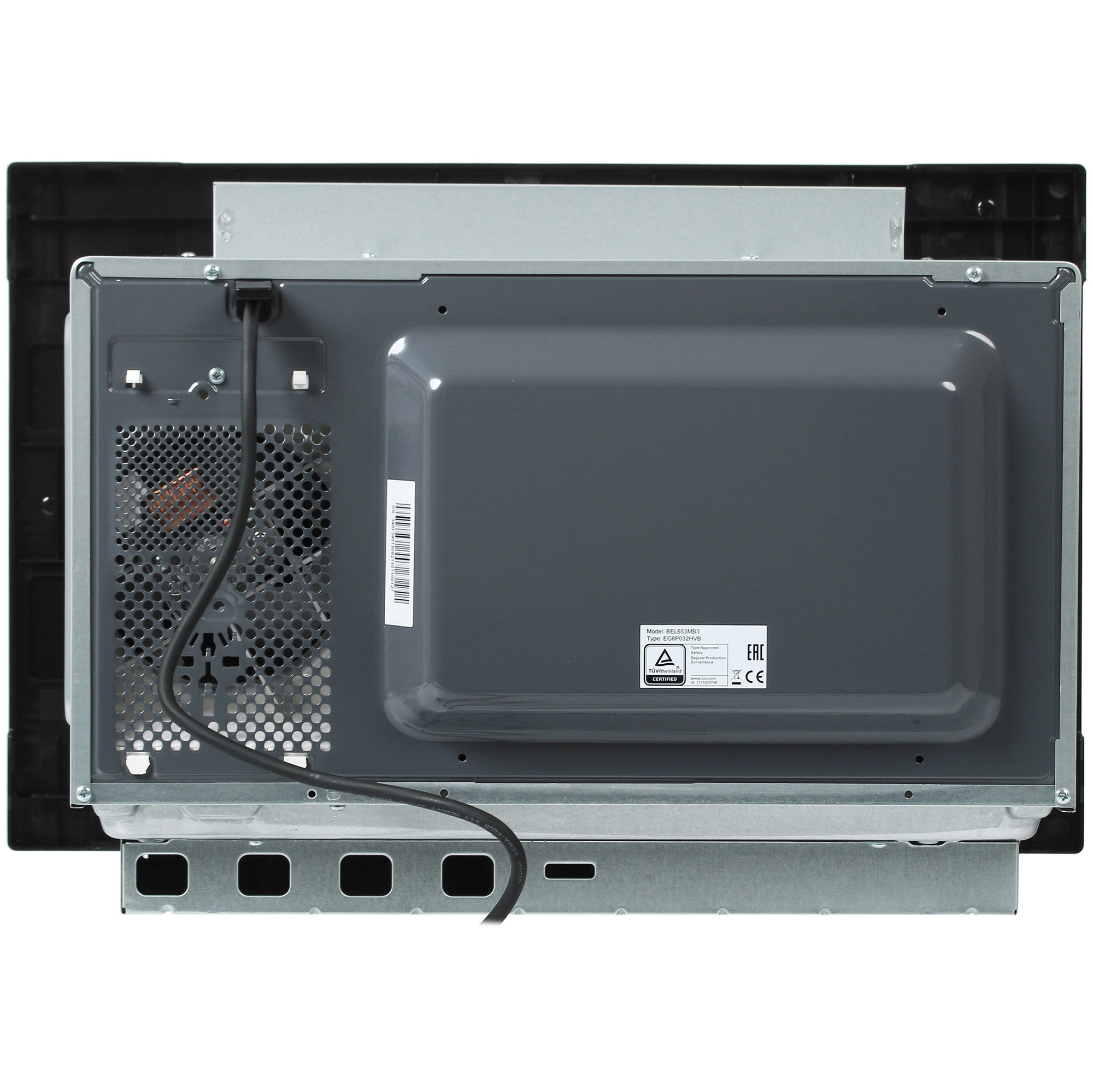 Встраиваемая микроволновая печь Bosch BEL653MB3 черный, 25 л, 800 Вт, переключатели - сенсор, поворотный механизм, фото10