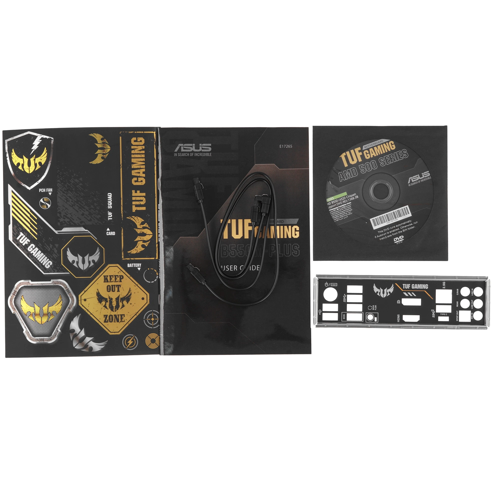 Материнская плата ASUS TUF GAMING B550M-PLUS, AM4, AMD B550, 4xDDR4, 4xSATA, 2xM.2, 1xPCIe 4.0 x16, 1xPCIe 3.0 x16, 1xPCIe x1, DisplayPort, HDMI, 1x2.5Gb LAN, 8xUSB, 5x3.5 мм, 7.1, microATX, фото8