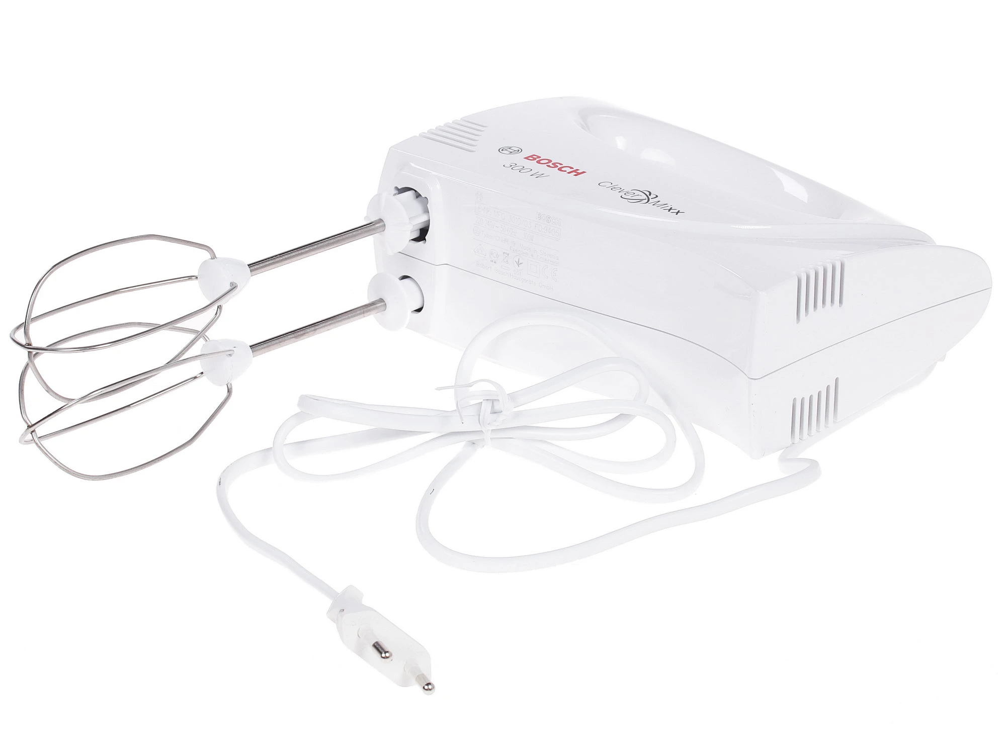 Миксер Bosch MFQ3010 белый, ручной, 300 Вт, 2 скорости, вид 8