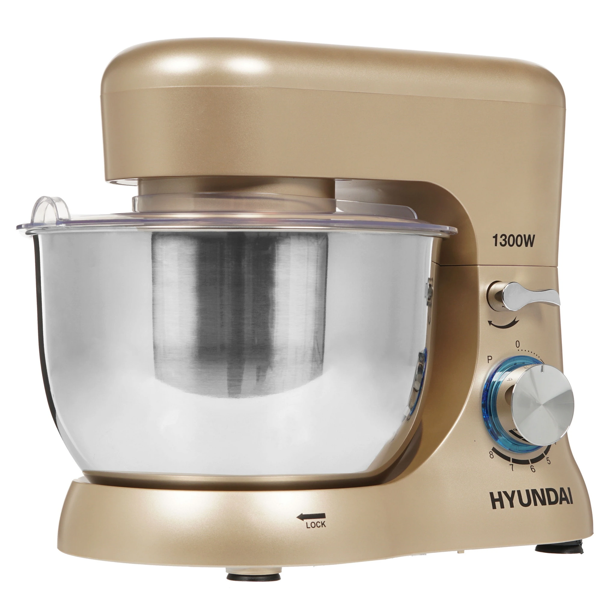 Миксер планетарный Hyundai HYM-S5551 1200 Вт, бежевый