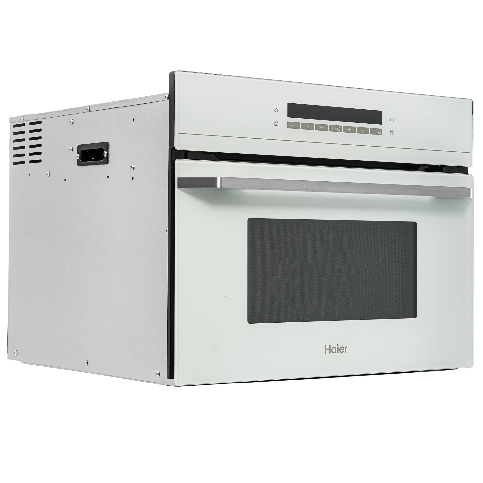 Встраиваемая микроволновая печь Haier HMX-BDC399W белый, 40 л, 900 Вт, переключатели - сенсор
