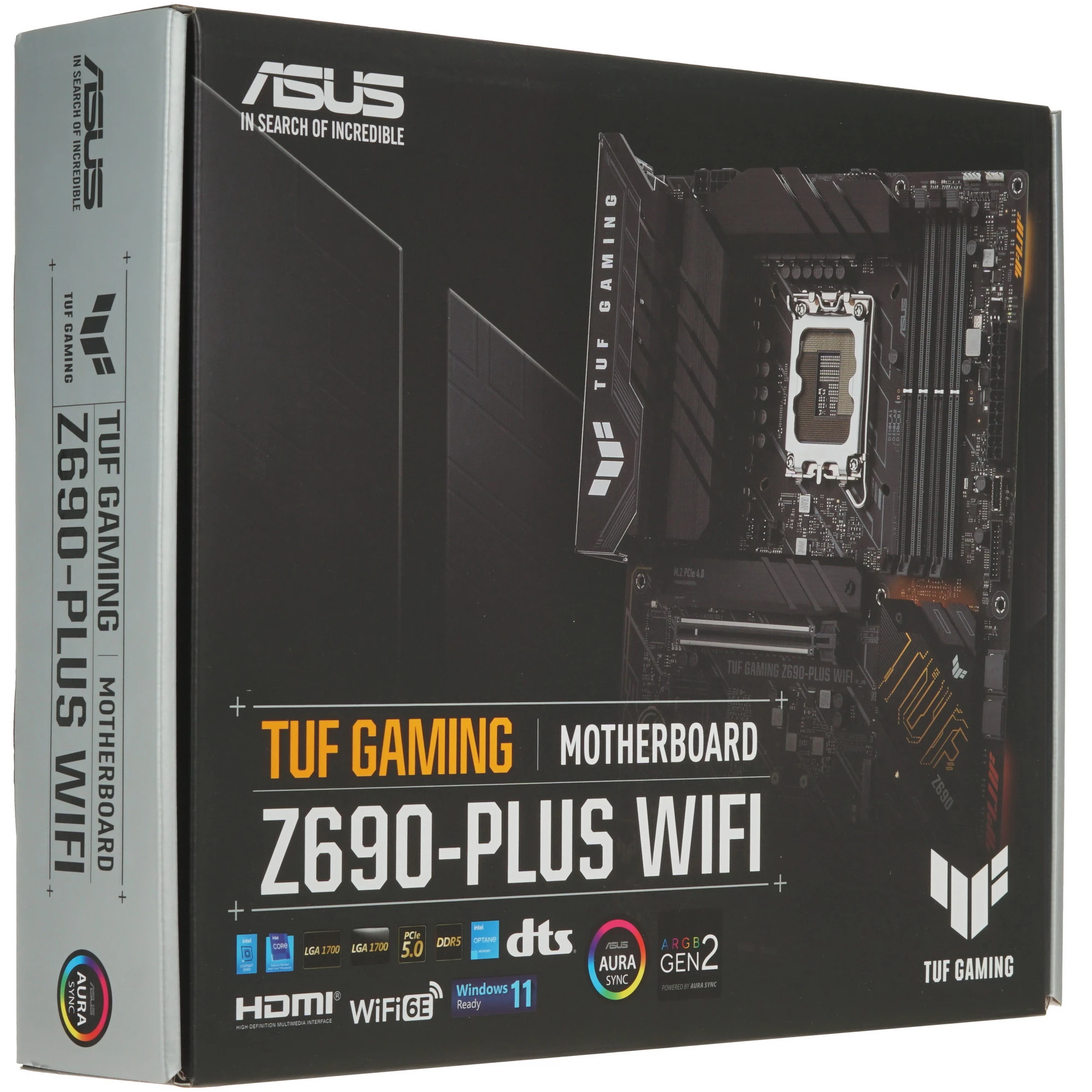 Материнская плата ASUS TUF GAMING Z690-PLUS WIFI, LGA1700, Intel Z690, 4xDDR5, 4xSATA, 4xM.2, 1xPCIe 5.0 x16, 1xPCIe 3.0 x4, 2xPCIe 3.0 x1, 1xDP, 1xHDMI, 1x2.5Gb LAN, Wi-Fi 6E, Bluetooth 5.2, 1xUSB-C 20Gbps, 1xUSB-C 5Gbps, 2xUSB-A 10Gbps, 4xUSB-A 5Gbps, 5x3.5 мм, 7.1, ATX, фото9