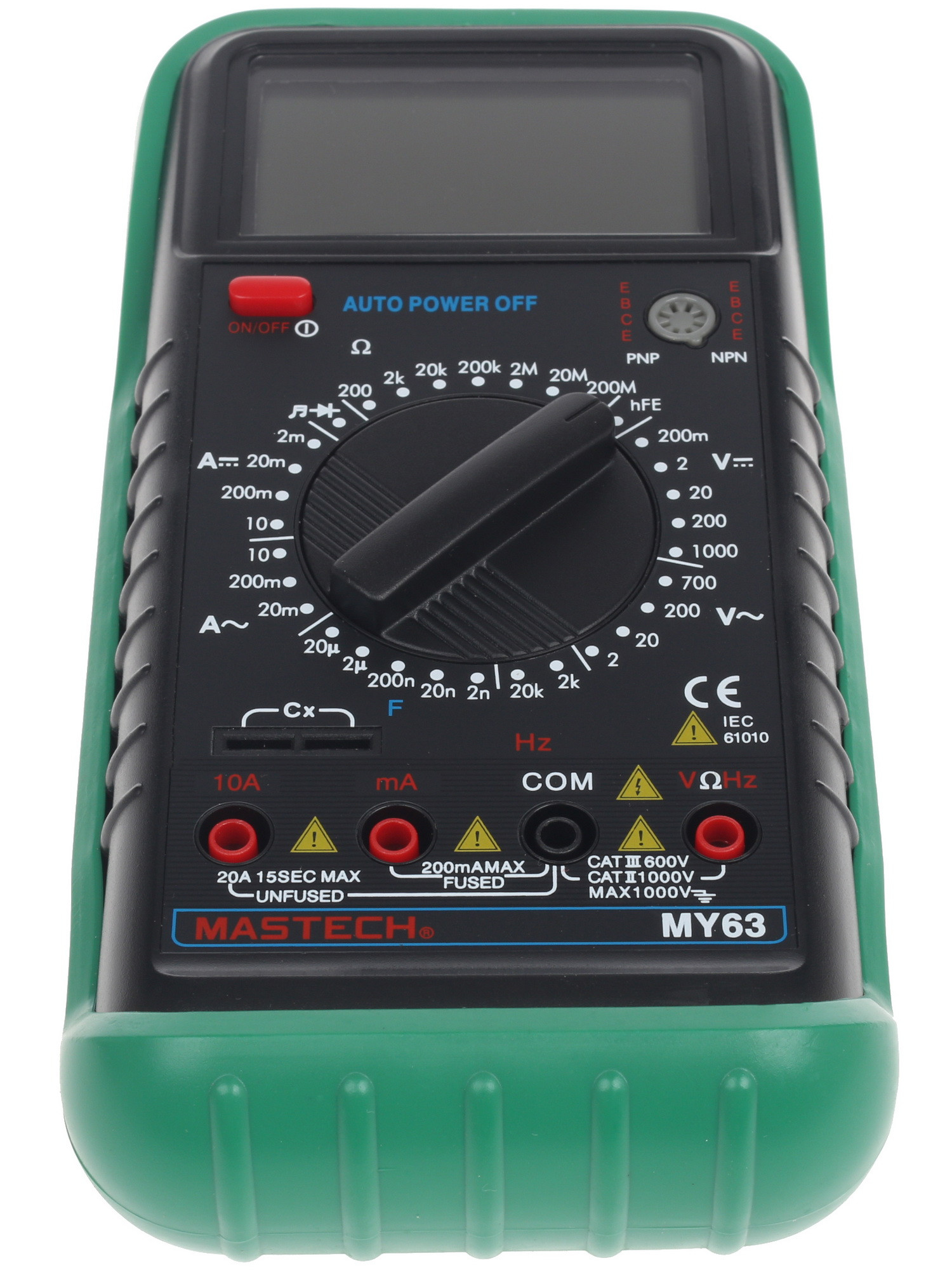 Технические характеристики Мультиметр Mastech MY63. Интернет-магазин DNS