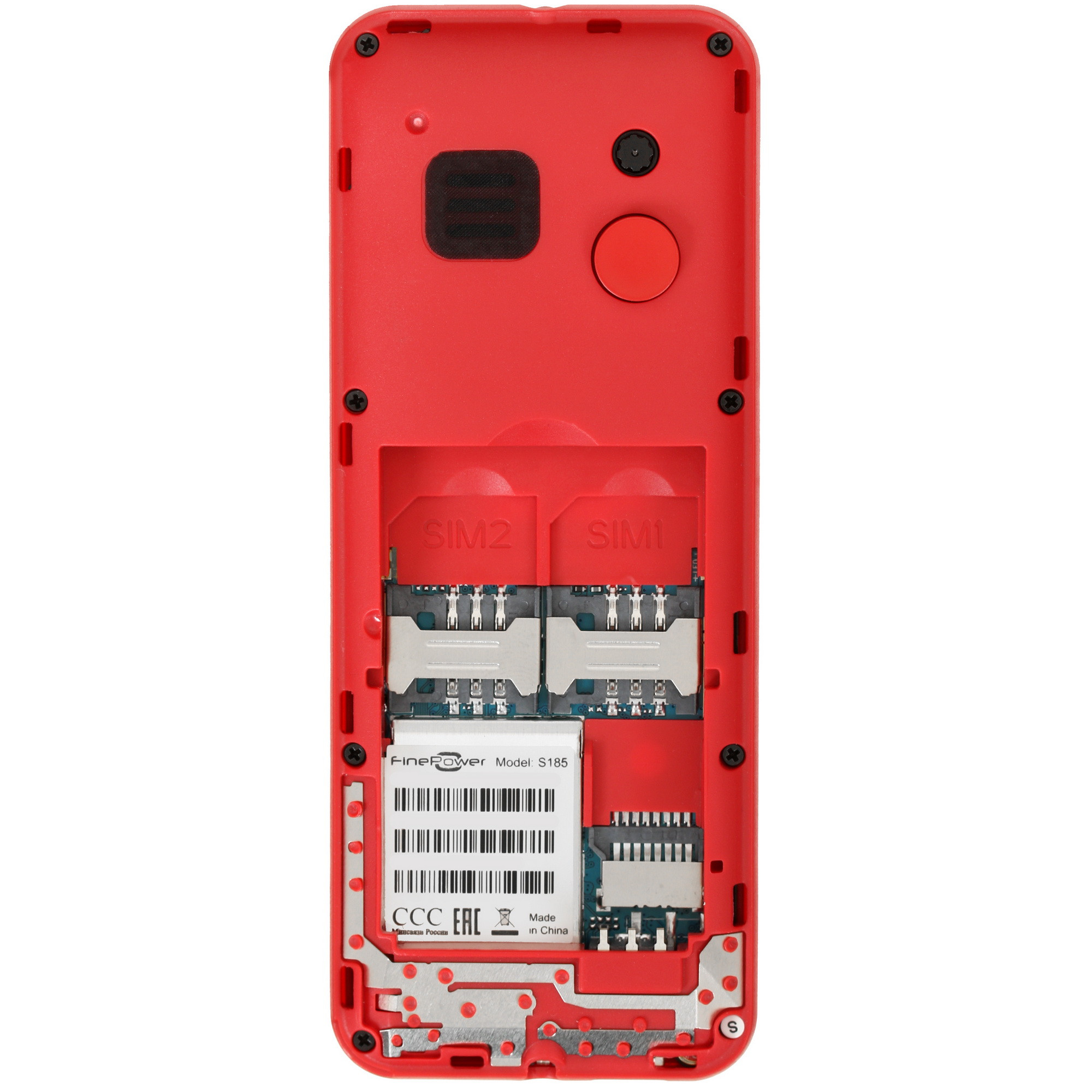 Сотовый телефон FinePower S185 красный