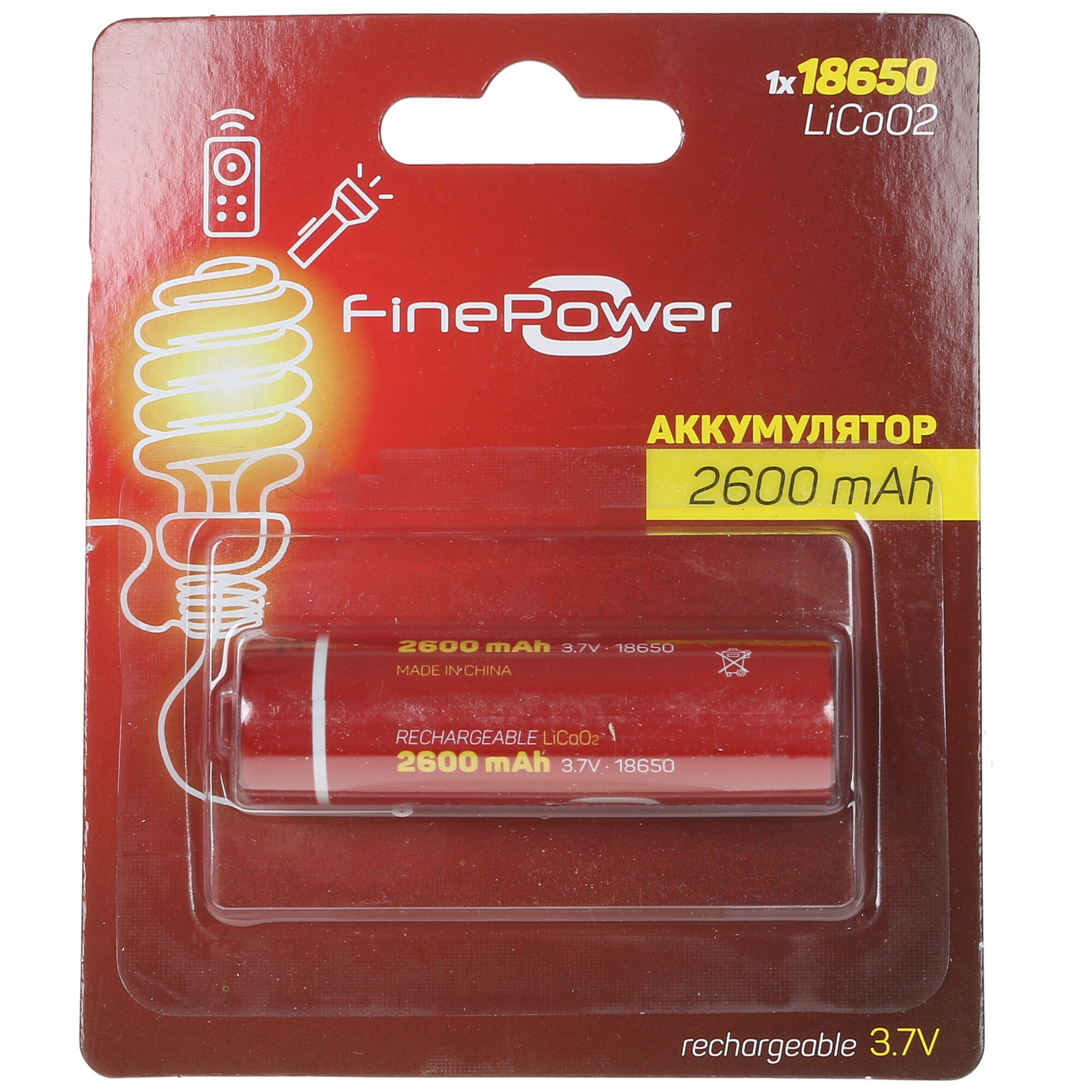 Finepower аккумулятор 18650