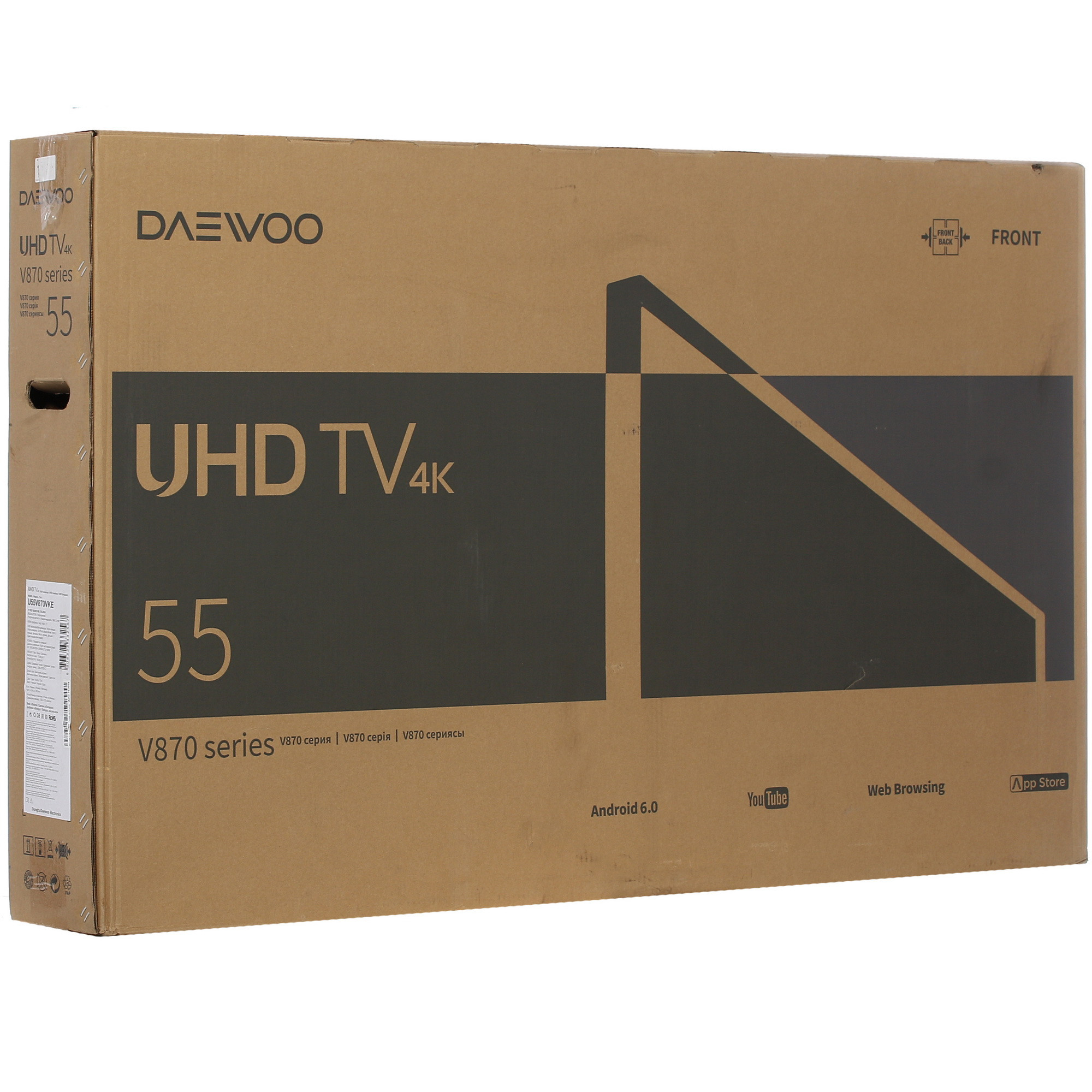 Телевизор led daewoo 55dm55uqp