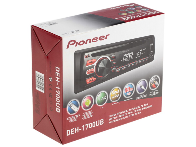 Магнитола Пионер DEH-1700UB инструкция