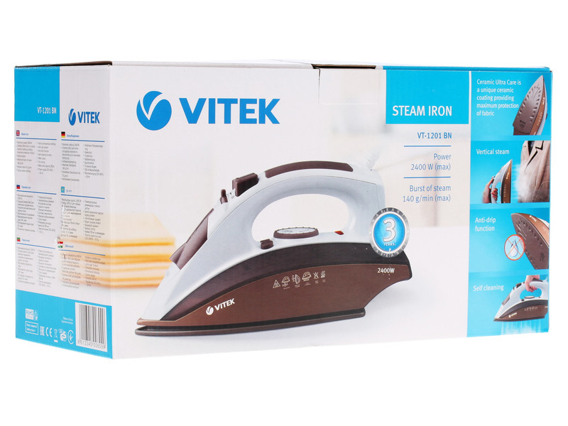 Утюг vitek vt-1201 инструкция